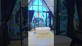 Villa Lembang Amethyst S-09, Private Pool, 3BR, Carport, Home Theater, Bathtub, Karaoke Set & BBQ Se