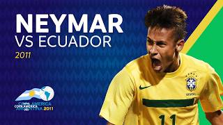 Neymar contra Ecuador | HIGHLIGHTS | CONMEBOL Copa América 2011
