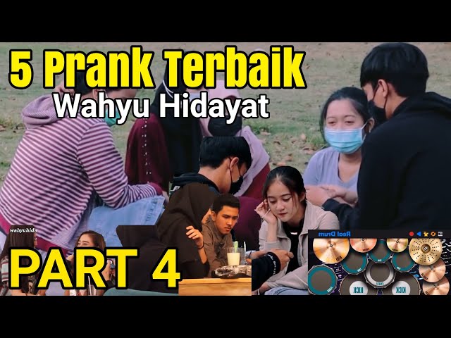 5 Momen Terbaik Wahyu Hidayat Saat Prank Real Drum! ( PART 4 ) class=