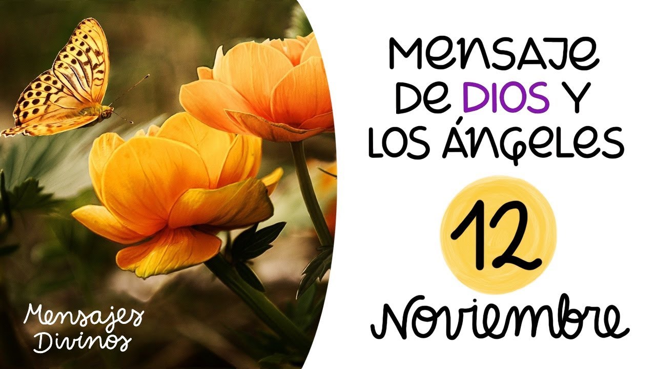 💌 Mensaje de Dios y los ángeles hoy Martes 12 de Noviembre 2019 - YouTube