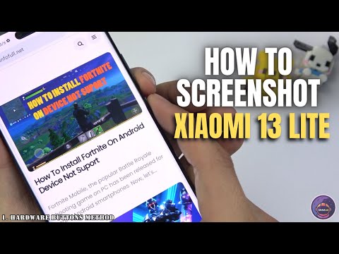 How to Take ScreenShot on Xiaomi 13 Lite