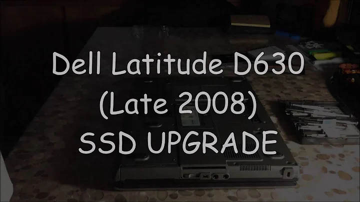 How to install an SSD on a Dell Latitude D630
