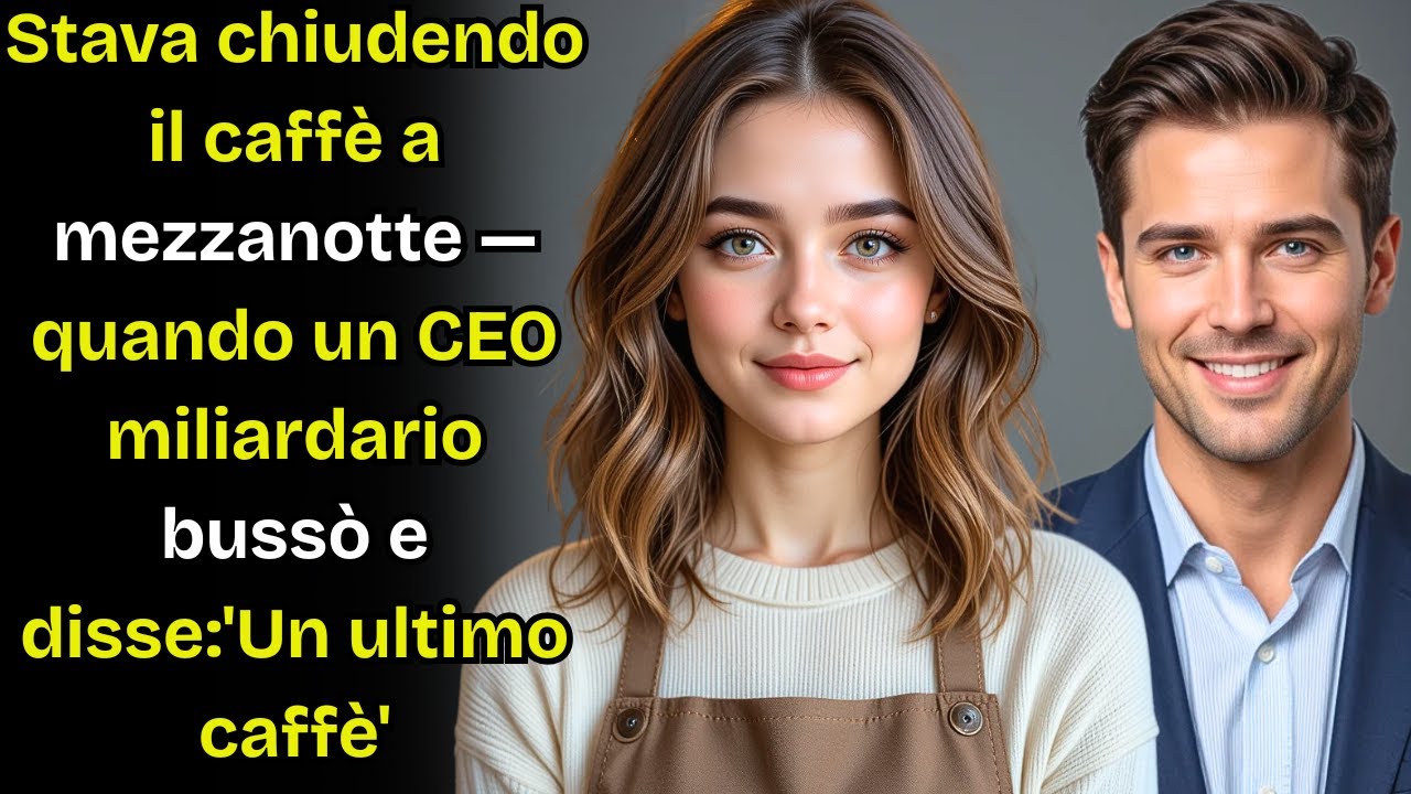 Stava chiudendo il caffè a mezzanotte — quando un CEO miliardario bussò e disse'Un ultimo caffè'