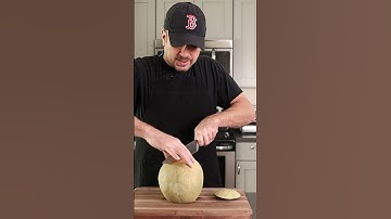 Cutting Cantaloupe