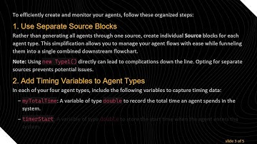 Resolving the Challenge of Tracking Multiple Agent Types from a Single Source in AnyLogic