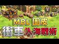 MBL贊皮戰士x衝車都更人海戰術，14軍營正面推進強無敵！《 柏柏 vs 圖皮》【CC字幕】【世紀帝國2：決定版】