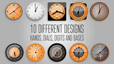Ultimate Analog Clock Pack | The Best After Effects Templates