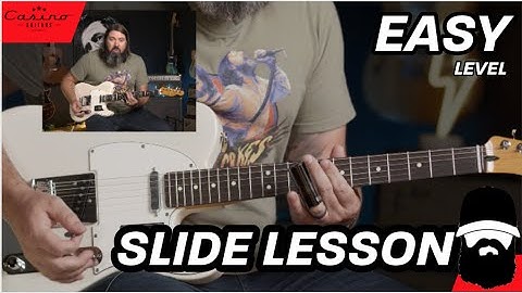 Easy Slide Guitar Riff | Lessons With Jonathan