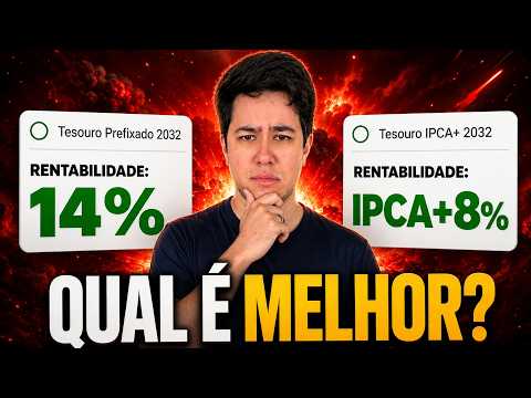 TESOURO IPCA +8% or FIXED-RATE +14%: Which will YIELD MORE?