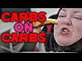 foodie beauty's CARBS ON CARBS ON FOOD TALK NONSENSE - mukbang reaction