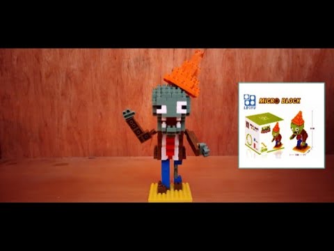 LẮP RÁP MÔ HÌNH CONEHEAD ZOMBIE | PLANTS VS ZOMBIES (Sr1)