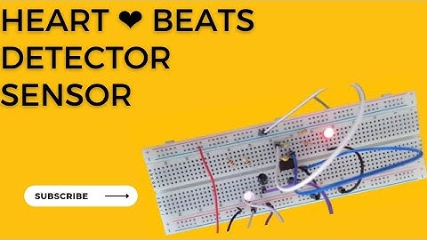 Heart ❤️ Beats Detector Sensor | Using IM358 and IR sensor. #heartbeat #circuit