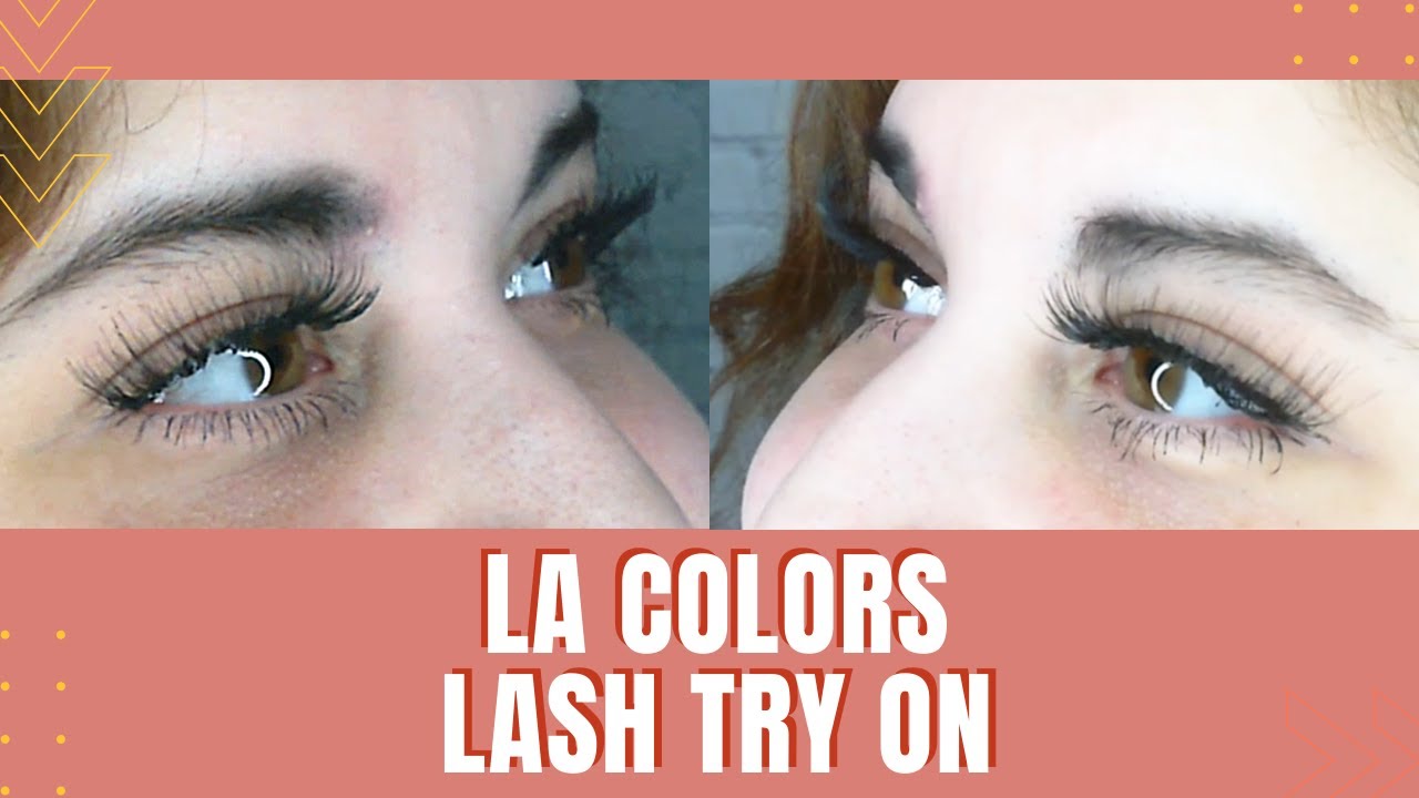 L.A. Colors Lash Try On! // Dramatilash & Jewel Eyes