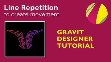 Gravit Designer Tutorial-Line Repetition for Movement