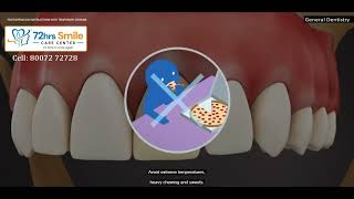 Post op instructions of dental Crowns- precautions we have to take after dental Crown/cap fitted