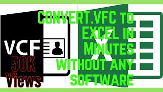 How to Convert .VCF File to Excel or .XLS without Need of any Software 2021 | Full Tutorial screenshot 5