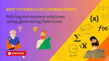 Solving recurrence relations using generating functions.