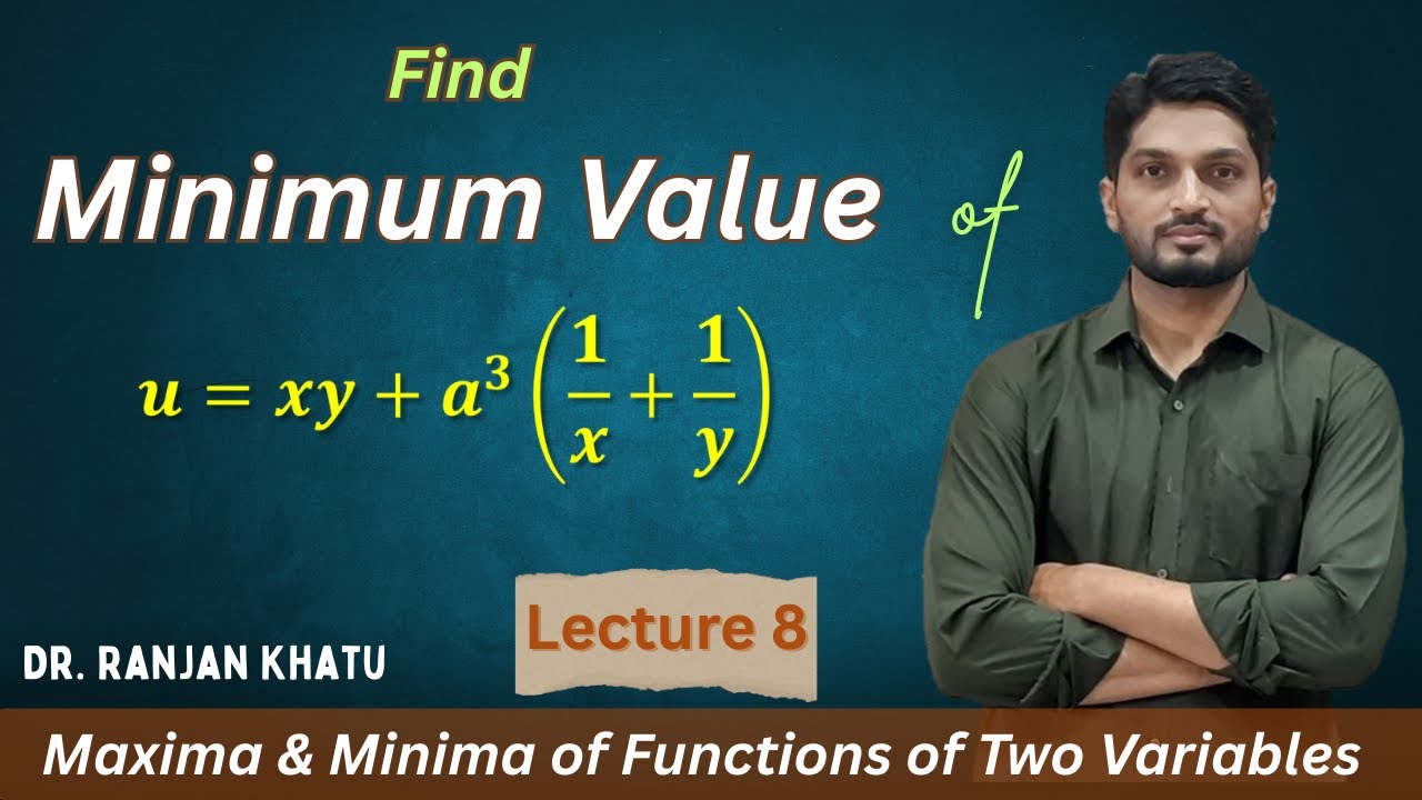 Finding minimum value of the Function | Maxima & Minima | L8 ...