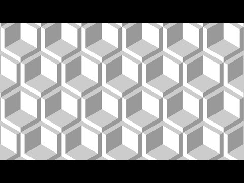 Corel DRAW tutorials | Design patterns | Black and white | Polygon | 078