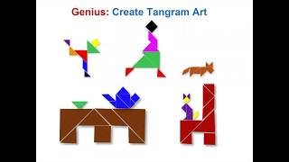 Origami Math Genius (OMG) Lesson 8 - Tangram screenshot 3