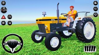 Indian Tractor Pro Simulation - Tractor Trolley Cargo Simulator -  Android Gameplay screenshot 3
