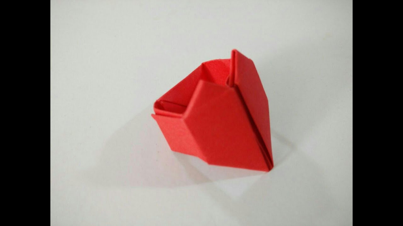 Como hacer origamis de corazon