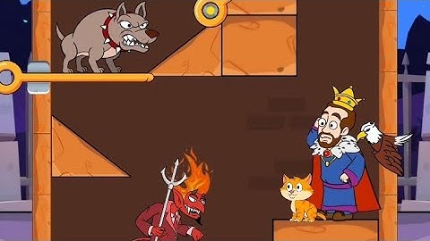 Home pin rescue pin pull game // save girl gameplay