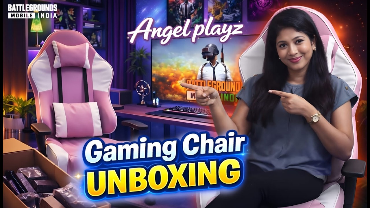 Gaming Setup Upgrade! 🎮New Gaming Chair Unboxing | ANGEL PLAYZ - YouTube