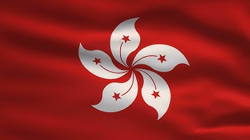Hong Kong Country Flag Animation | 4k | Flags of the World