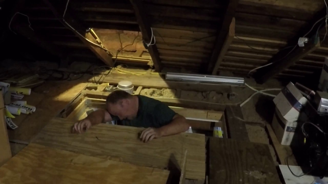 Moving Scrap Plywood into My Attic YouTube