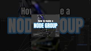 How to make a node group in Blender - #blender #blender3d #b3d #blendertutorial