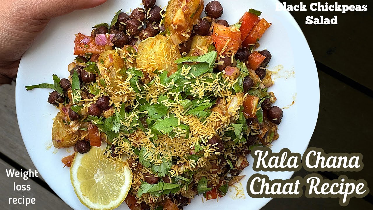 Kala Chana Chaat Recipe Weight Loss Snacks Recipe Black Chickpeas kala-chana-chaat-recipe-weight-loss-snacks-recipe-black-chickpeas