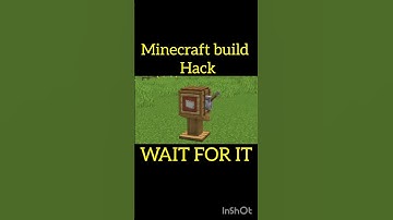 MINECRAFT MAILBOX BUILD HACK 🤩 #shorts #viral #minecraftbuild