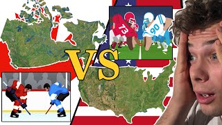 Australian Reacts To 'Americans Vs Canadians People Comparison!'