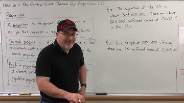 7.4.1 The Central Limit Theorem for Proportions - Proportions