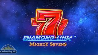 Diamond Link Mighty Sevens online slot from Greentube screenshot 1