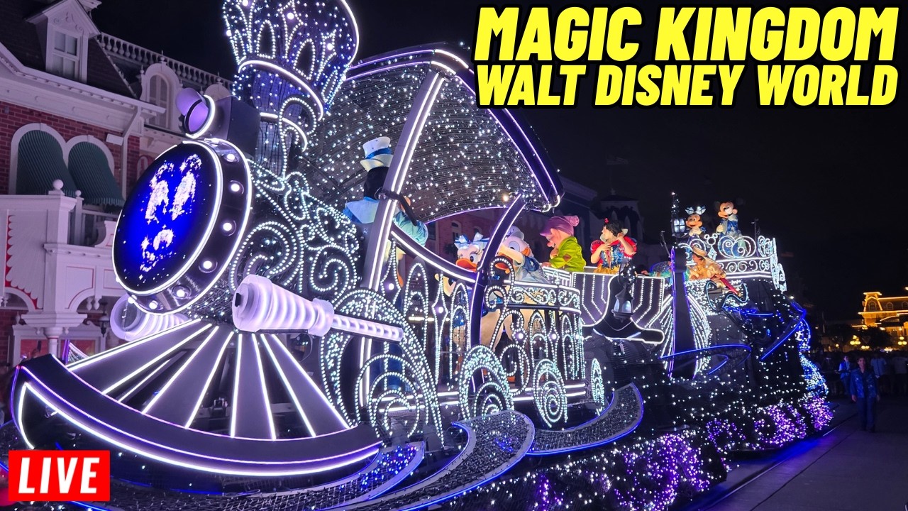 🔴Live Magic Kingdom Saturday with Rides, Parades, Fireworks at Walt Disney World 10/24/2026