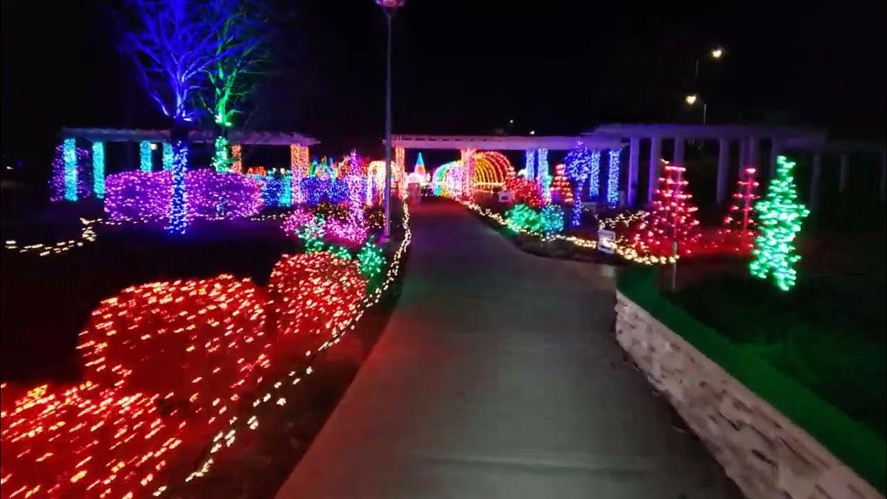 Rockford IL Sinnissippi Gardens Christmas Lights 2022 YouTube