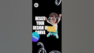 How to Resize Your Design in Canva #shorts #canva #youtubeshorts