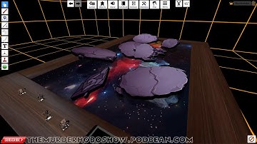 Tabletop Simulator Battlemap - Space Debris by Dice Grimorium