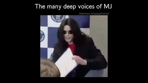 When Michael Jackson's Deep voice accidentally came out 🤣🤣🤣