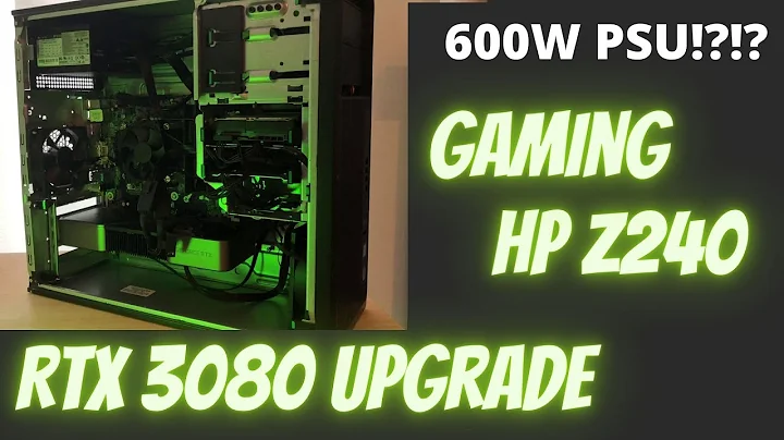 UPGRADE HP Z240 with rtx 3080 on a 600W PSU??? 😱