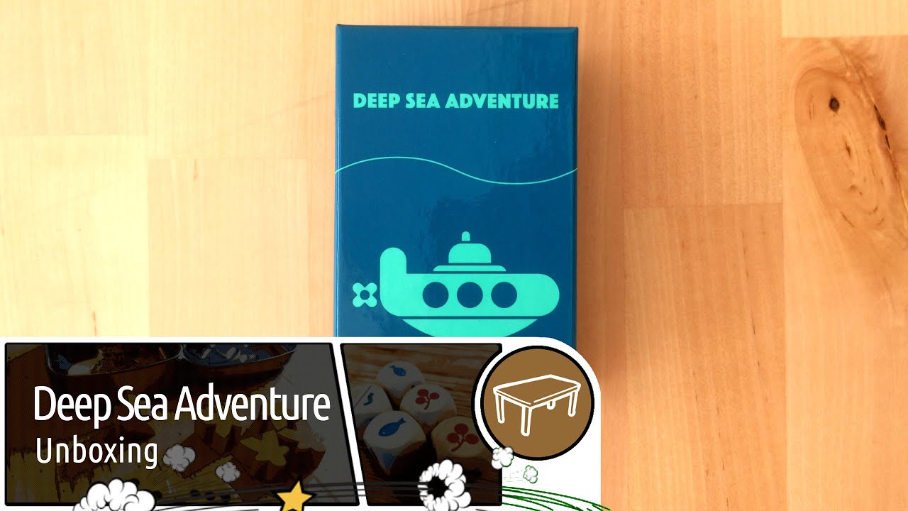 Deep Sea Adventure Unboxing Youtube