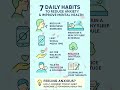 7 Daily Habits to Reduce Anxiety & Improve Mental Health in Europe | Mental Wellness Tips