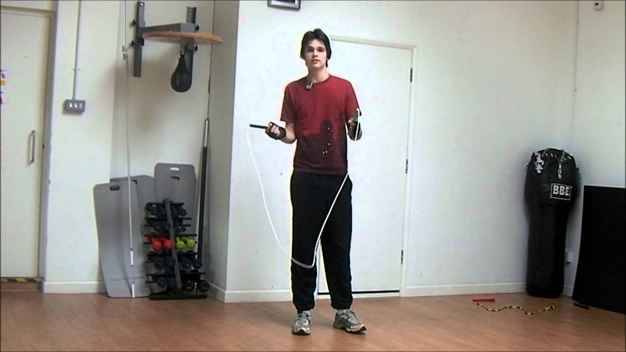 How to do the mamba jump rope release part 1 (the trick)