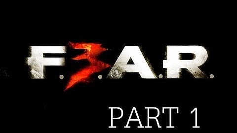 F.E.A.R. 3 Co-op Gameplay Part1 - Cutscenes - No Commentary