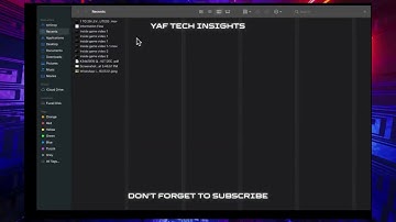 How To Show the User Folder in Finder on a Macbooks