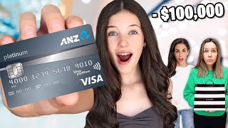 BUYING ANYTHING ON MY PARENTS CREDIT CARD UNTIL THEY FIND ME! No Budget Shopping Challenge!