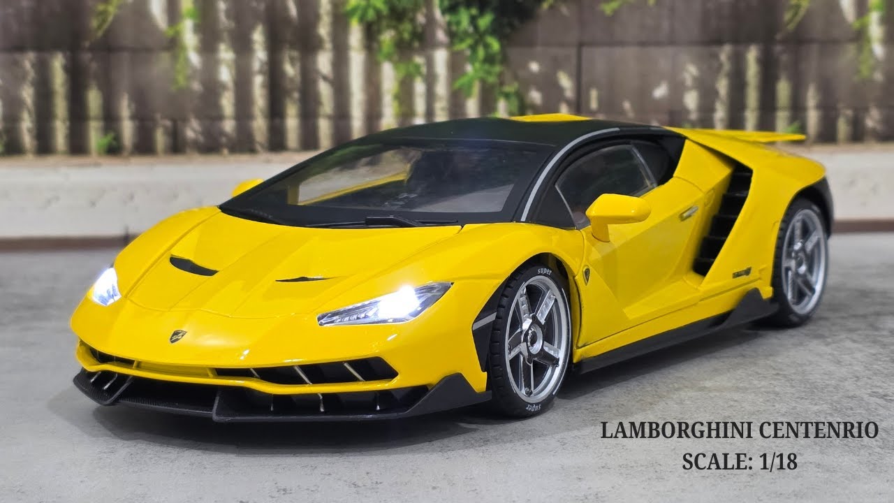 Unboxing Lamborghini Centenario Roadster 1:18 Chezhi Diecast - YouTube