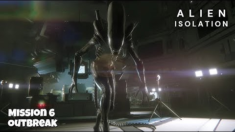 Alien Isolation - Walkthrough with 5 aliens on nightmare - mission 6 Outbreak